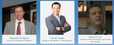 Vizinova-Chefs: Alejandro Rodriguez, Harold Zapata und Mauricio Uro