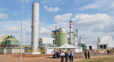 MPC-Biomassekraftwerk in Sao Borja im Bundesstaat Rio Grande do Sul in Südbrasilien 