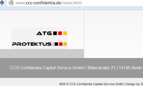 Der Polizeibedarf-Shop ATG Sitec GmbH und die Protektus AG haben ähnliche Logos.