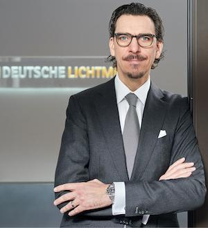 Mehrheitsgesellschafter und Alleinvorstand der Deutsche Lichtmiete AG, Alexander Hahn (45)© Pressefotos Deutsche Lichtmiete AG